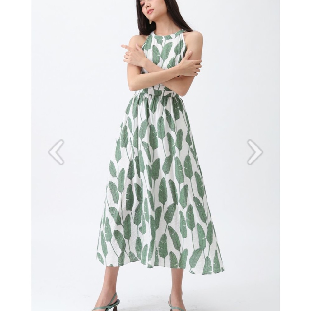 SUMMER PALM LEAF PRINT